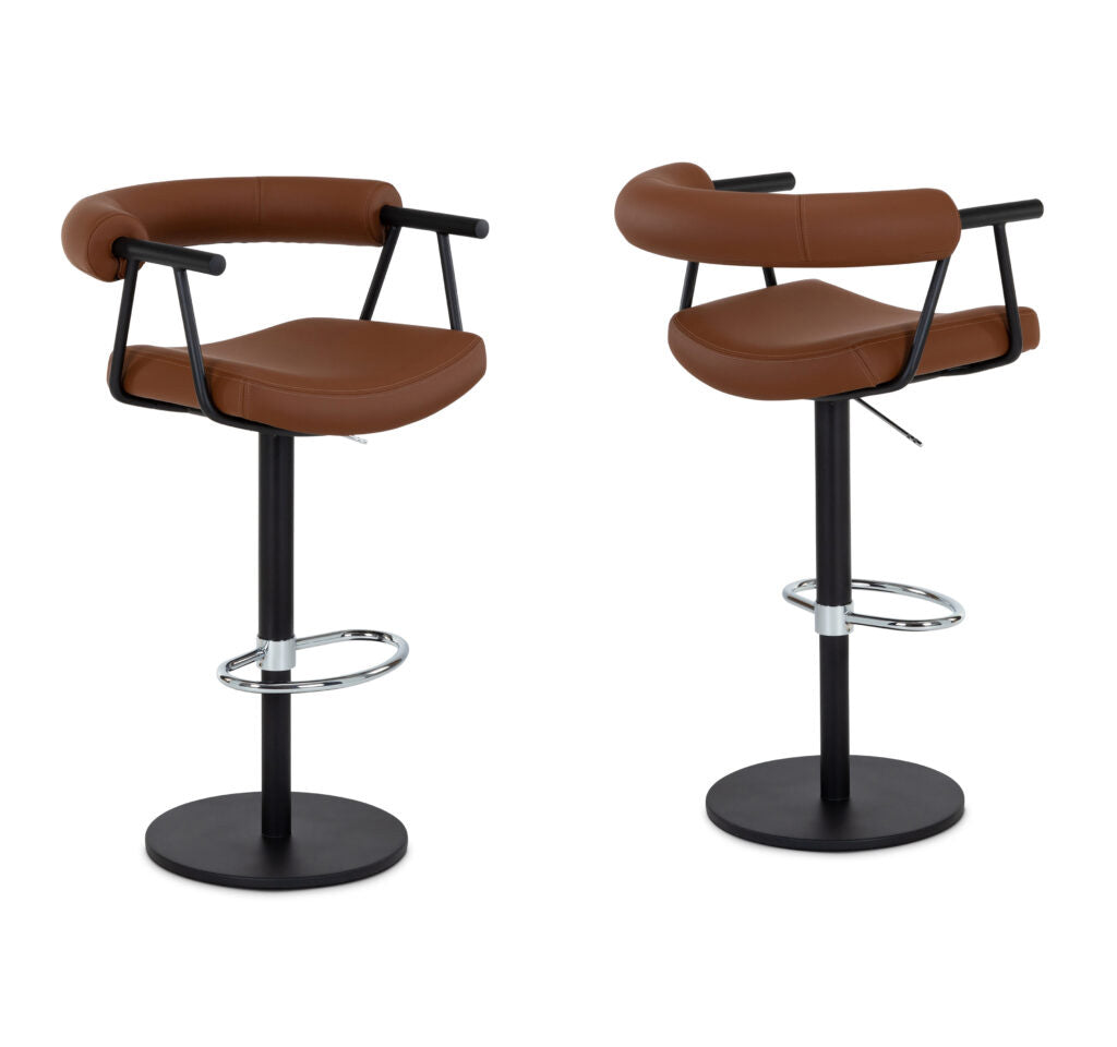 Bruso Hydraulic Barstool 4077bh | Elite Modern - Canal Furniture