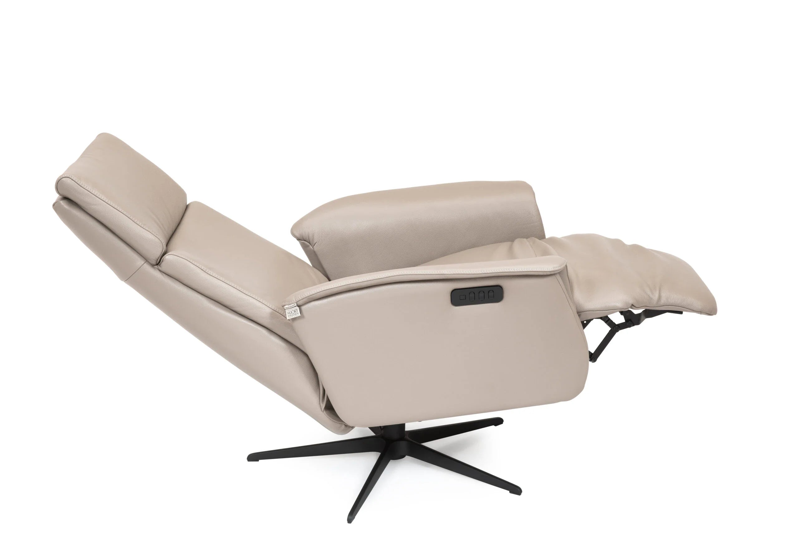 Superior 8007 Power Recliner in Light Grey | Hjort Knudsen - Canal Furniture