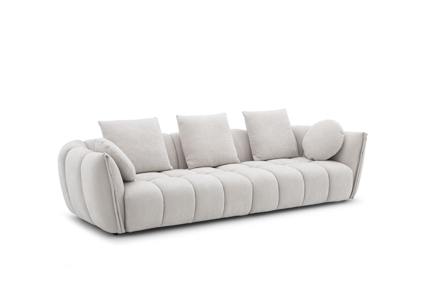 Lennox Fabric Sofa in Light Grey | J&M Furniture - Canal Furniture