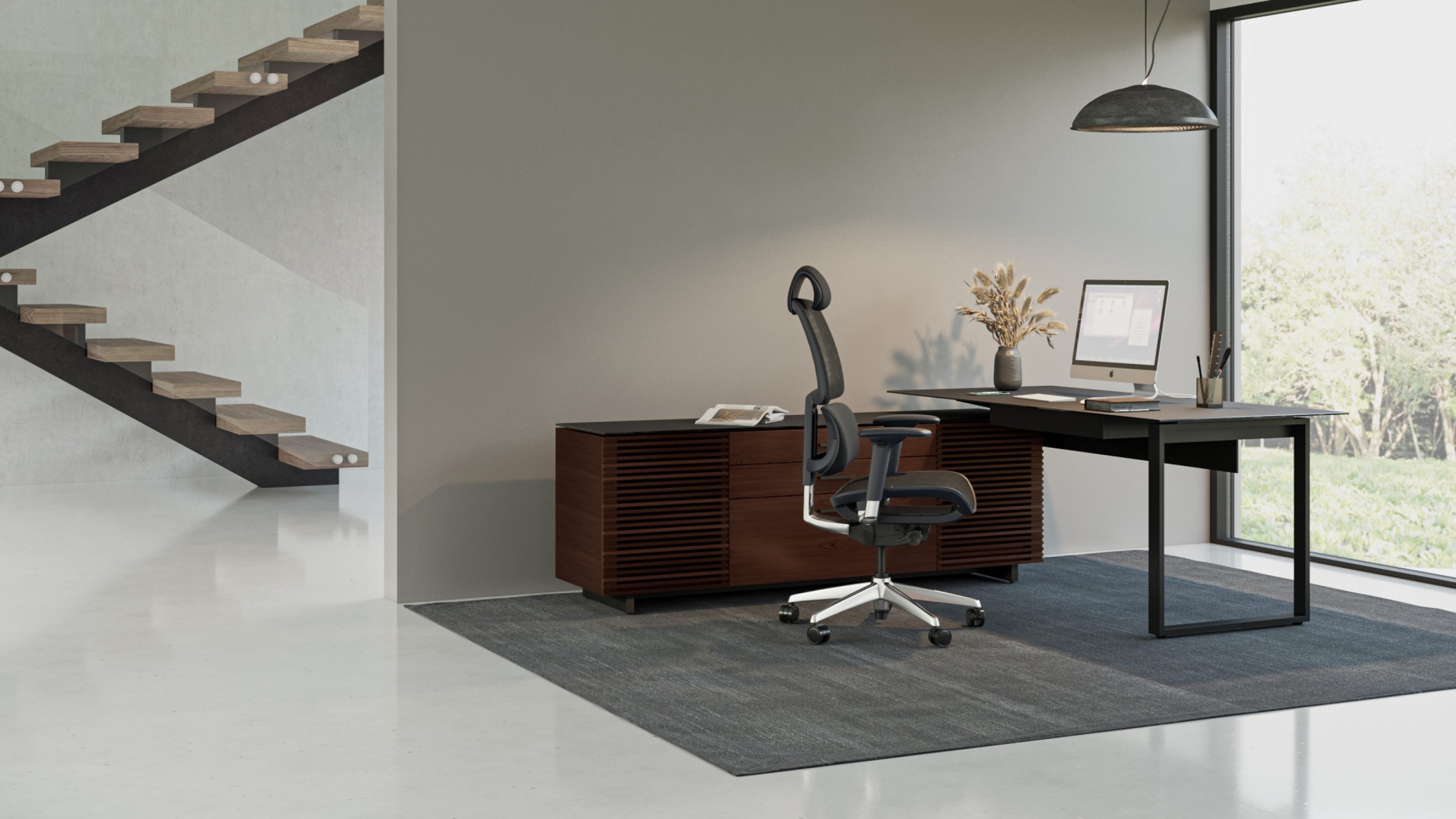 Corridor L-Desk 6531 | BDI - Canal Furniture