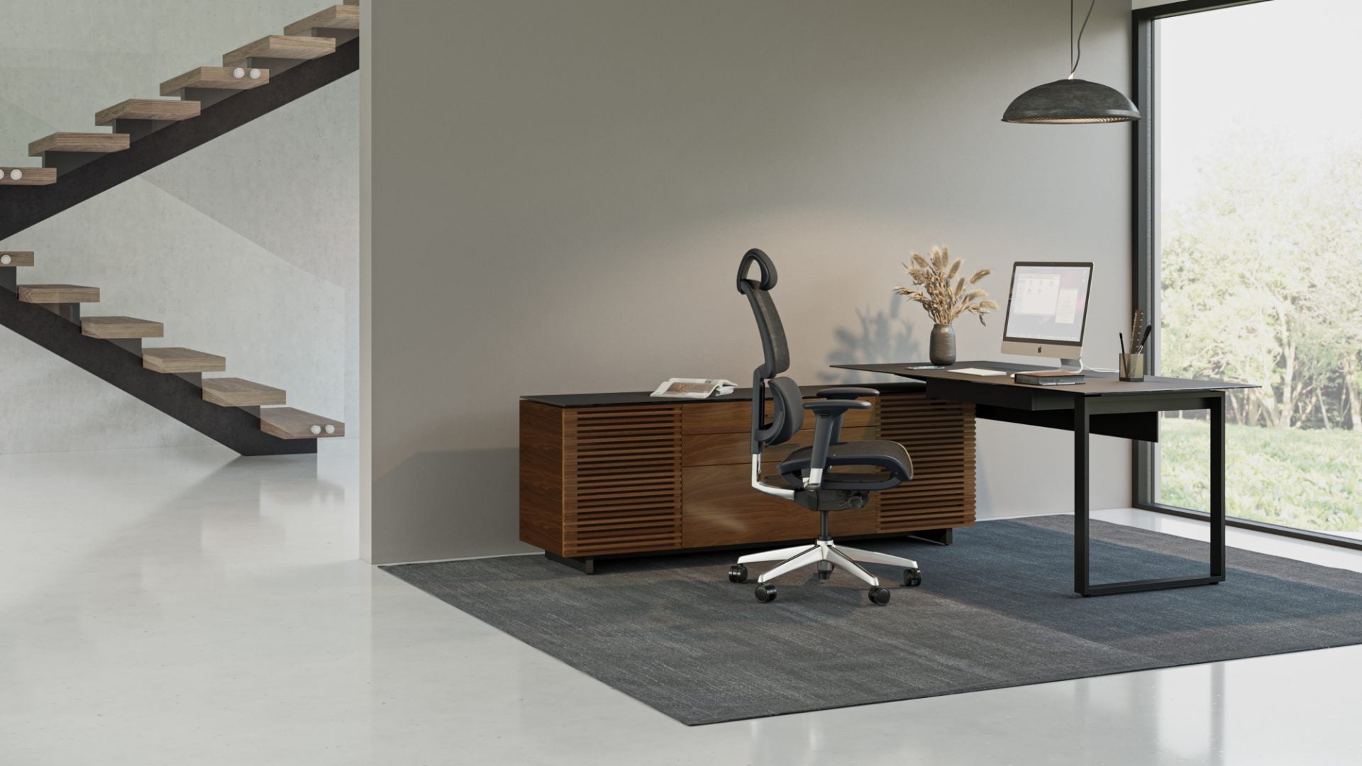 Corridor L-Desk 6531 | BDI - Canal Furniture