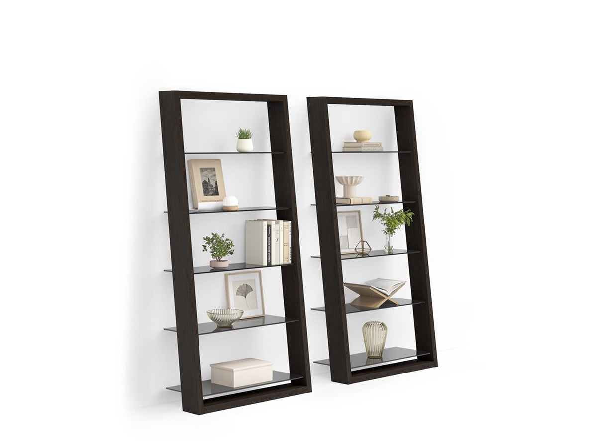 Eileen 5166 Modern Leaning Glass Shelf | BDI Furniture - Canal Furniture