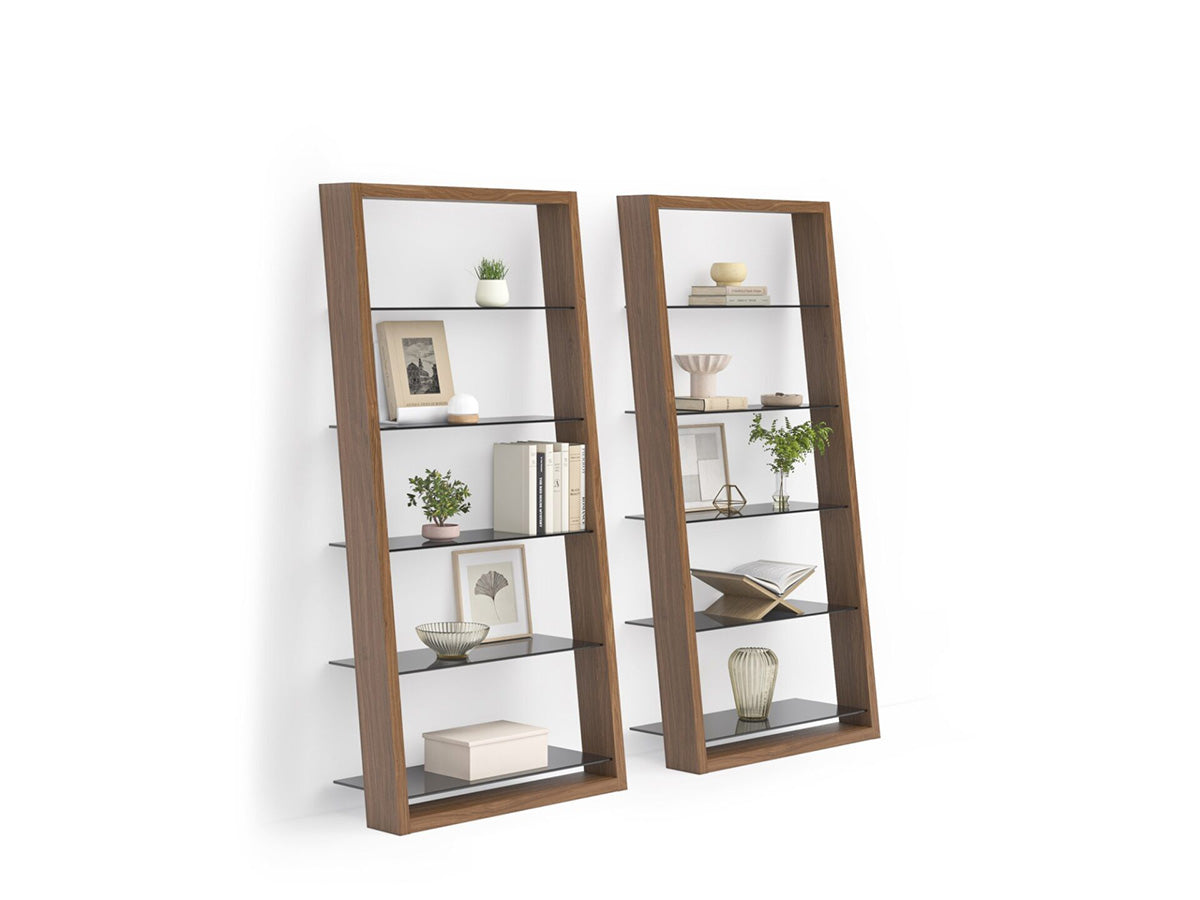 Eileen 5166 Modern Leaning Glass Shelf | BDI Furniture - Canal Furniture