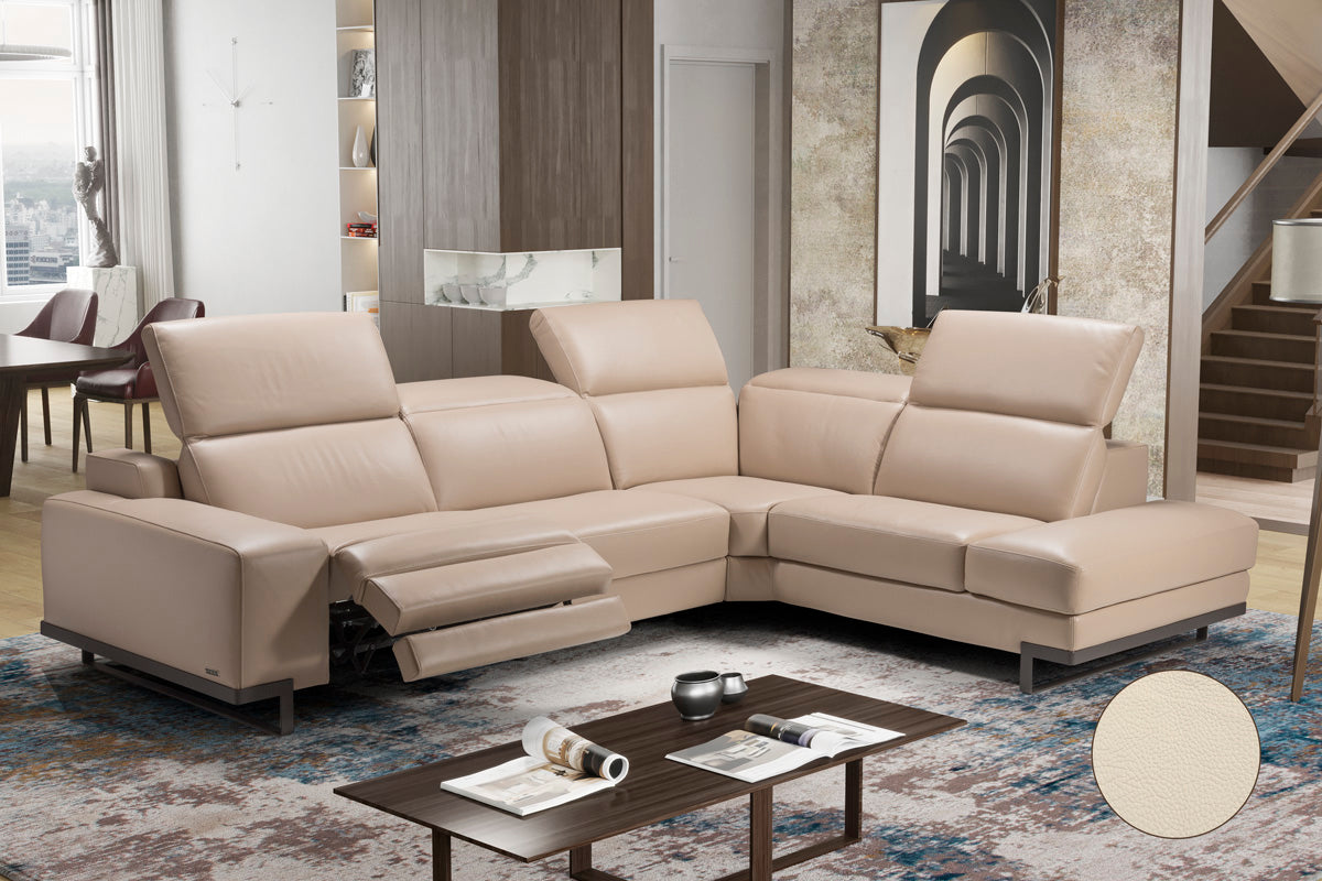 Fellini Reclining Leather Sectional | J&M Furniture - Canal Furniture