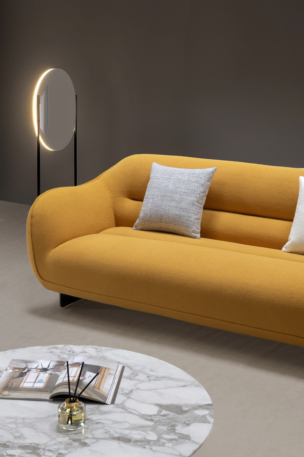 HF5009 Fabric Loveseat in Amber | J&M Furniture - Canal Furniture