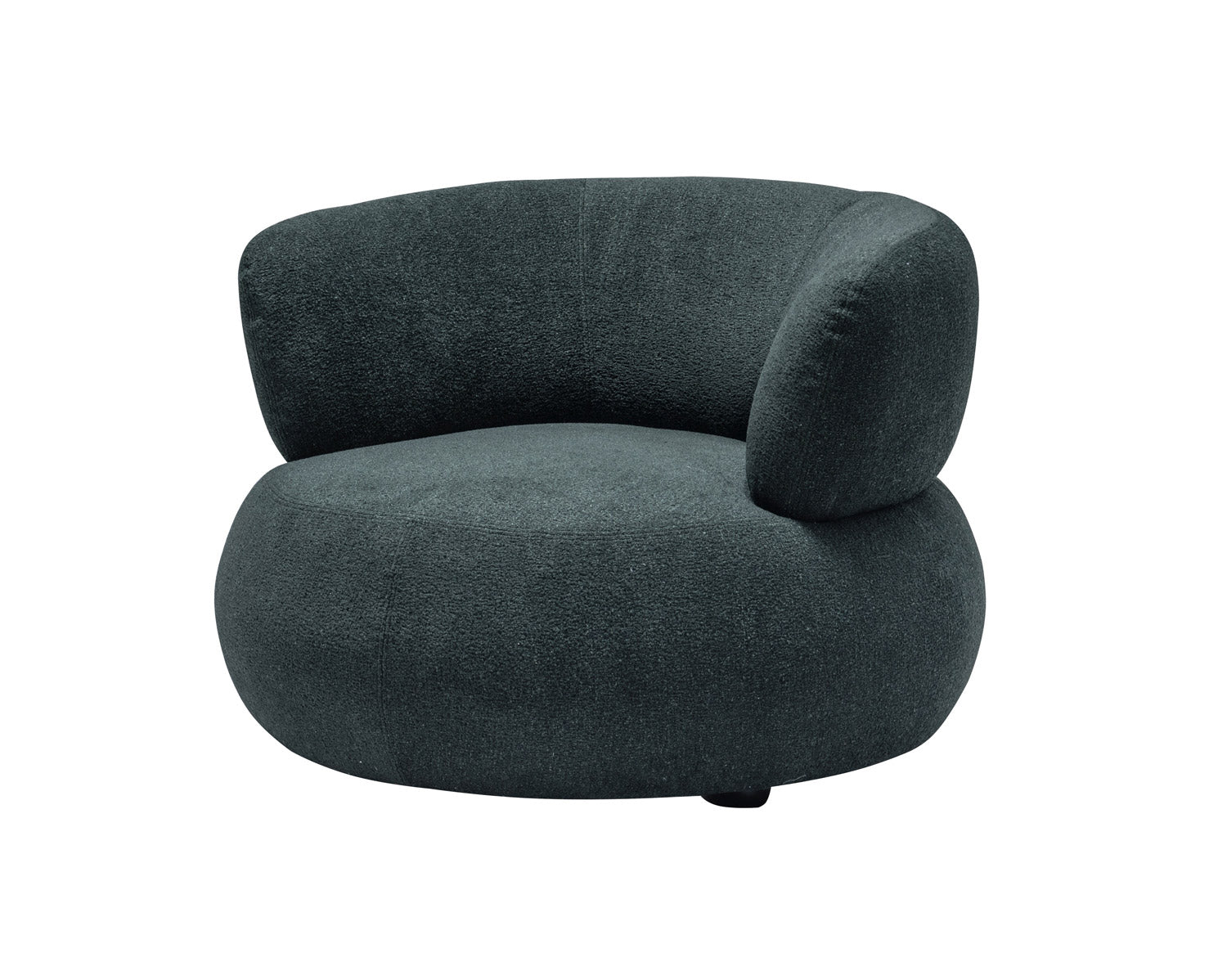 HF5512A Modern Fabric Armchair in Dark Blue | J&M Furniture - Canal Furniture