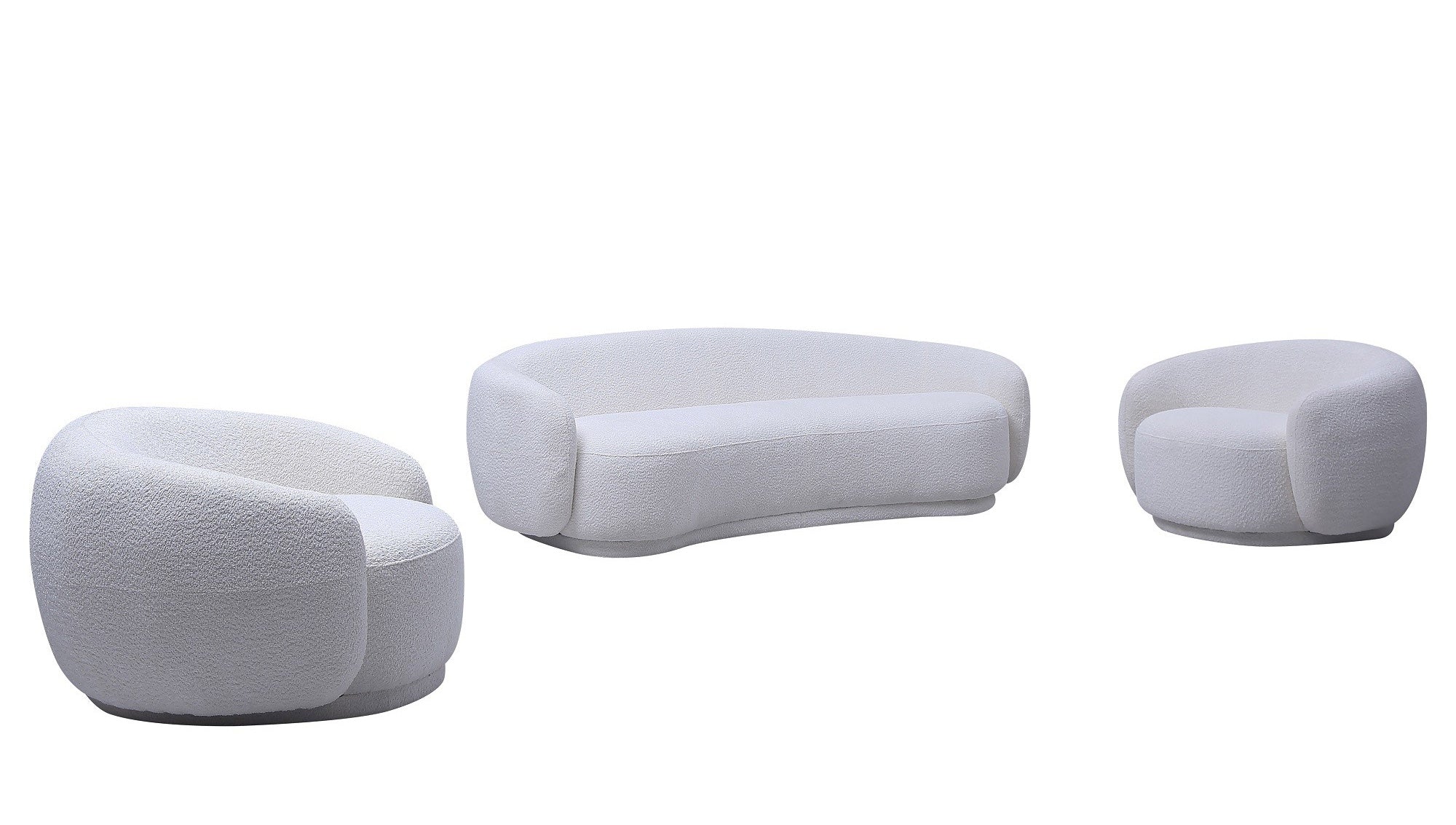 Lounge Sofa in Off White | J&M Furniture - Canal Furniture