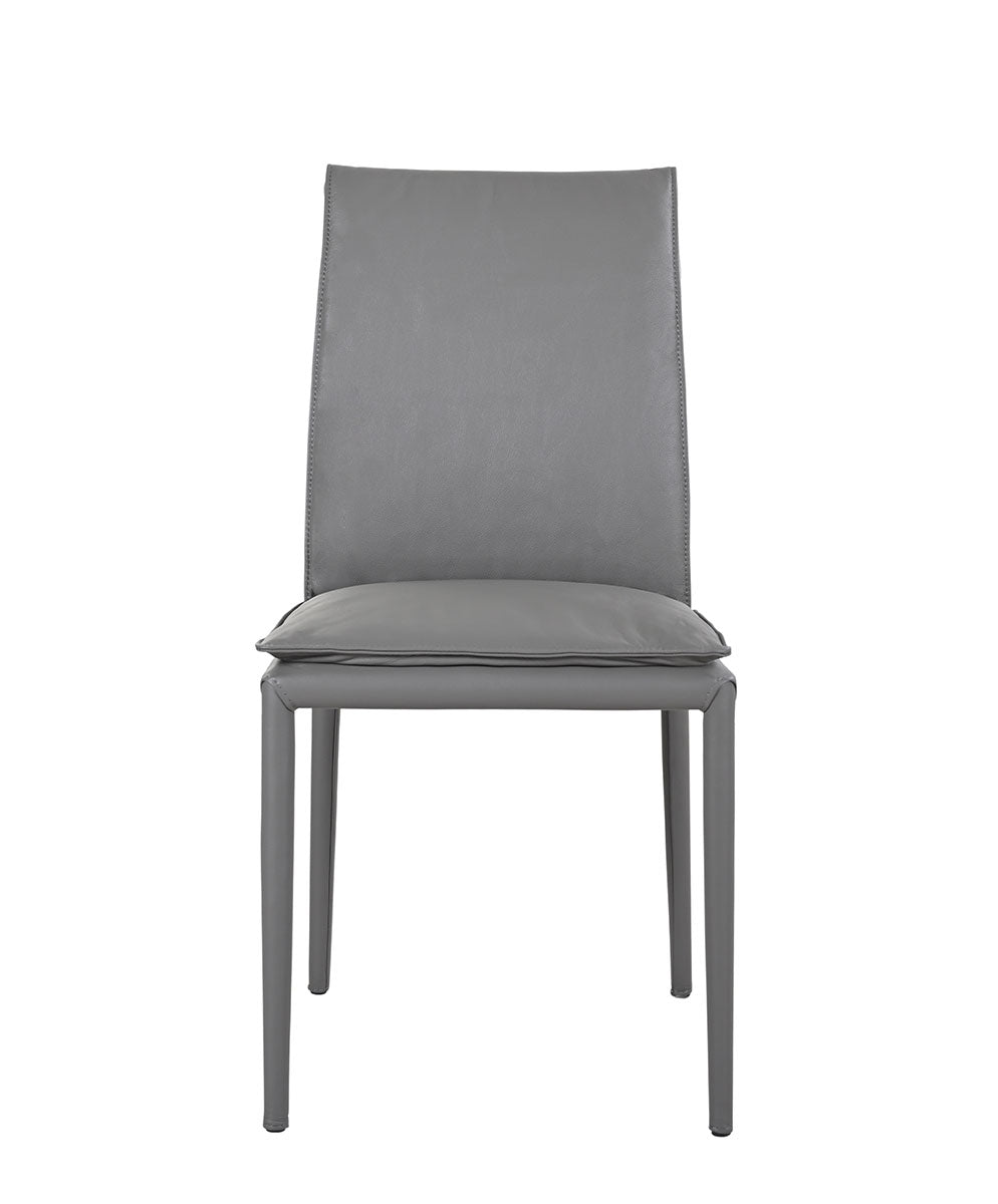 Togo Dining Chair in Charcoal Grey (pair) | J&M Furniture - Canal Furniture