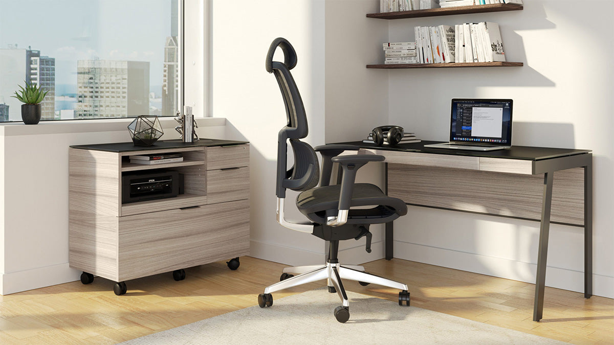 Sigma 6903 Compact Small Laptop Desk | BDI Furniture - Canal Furniture