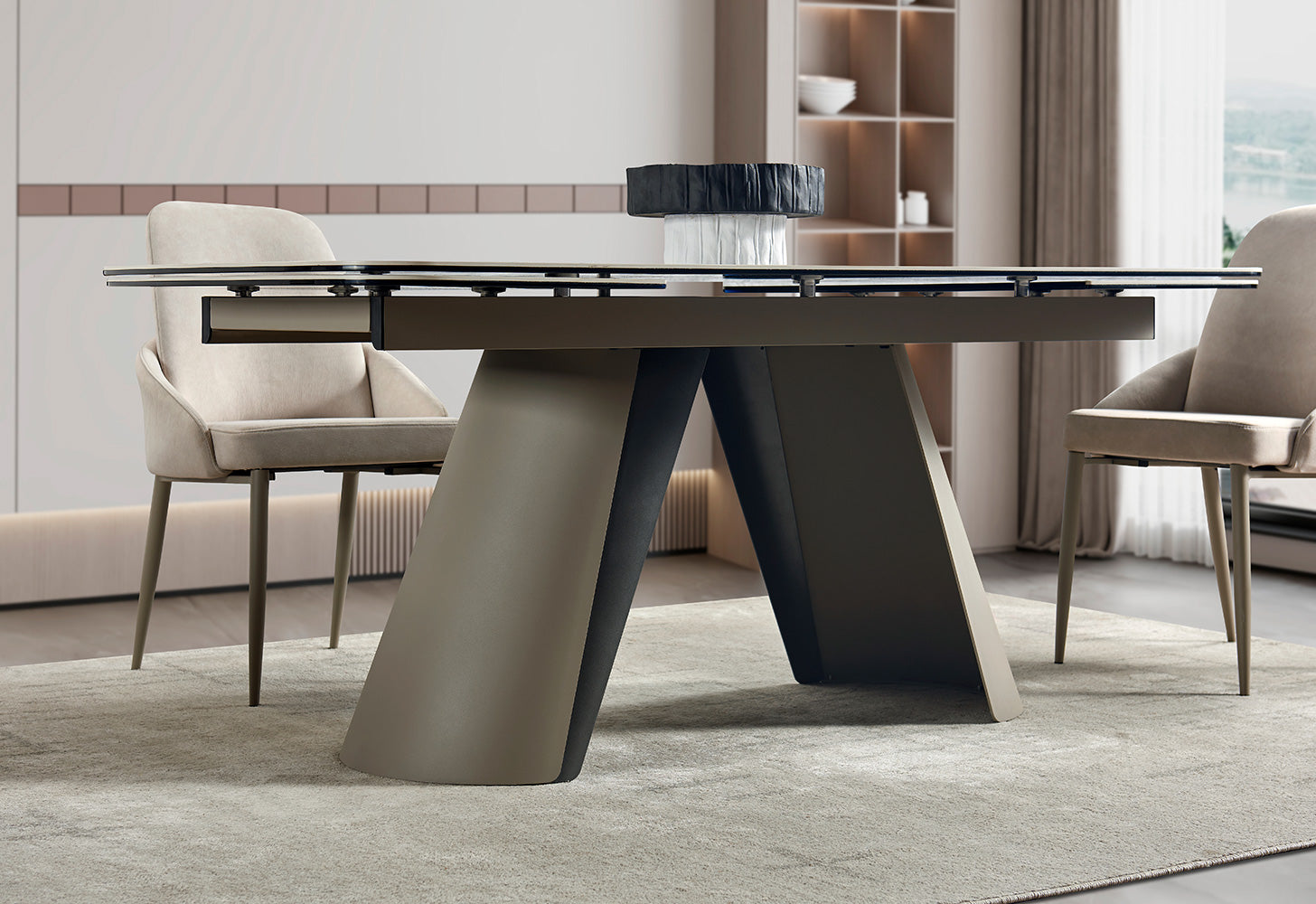 Morandi Extension Dining Table | J&M Furniture - Canal Furniture