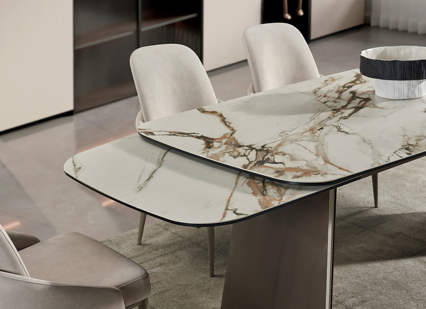 888 Ceramic Extension Dining Table | J&M Furniture - Canal Furniture