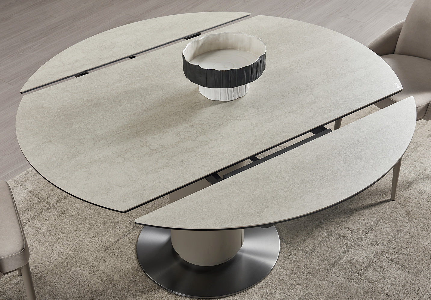 RH 130 Round Extendable Table | J&M Furniture - Canal Furniture