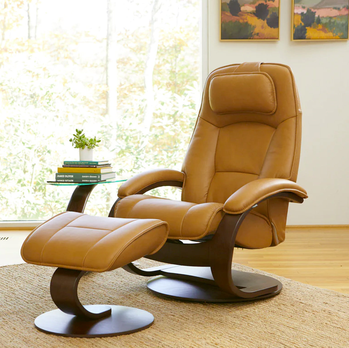Admiral C Recliner in Whiskey | Fjords - Canal Furniture