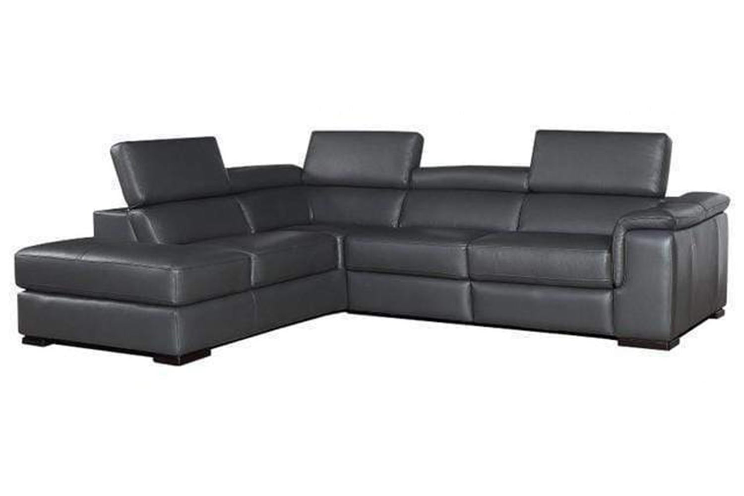 Agata Premium Leather Sectional | J&M Furniture - Canal Furniture