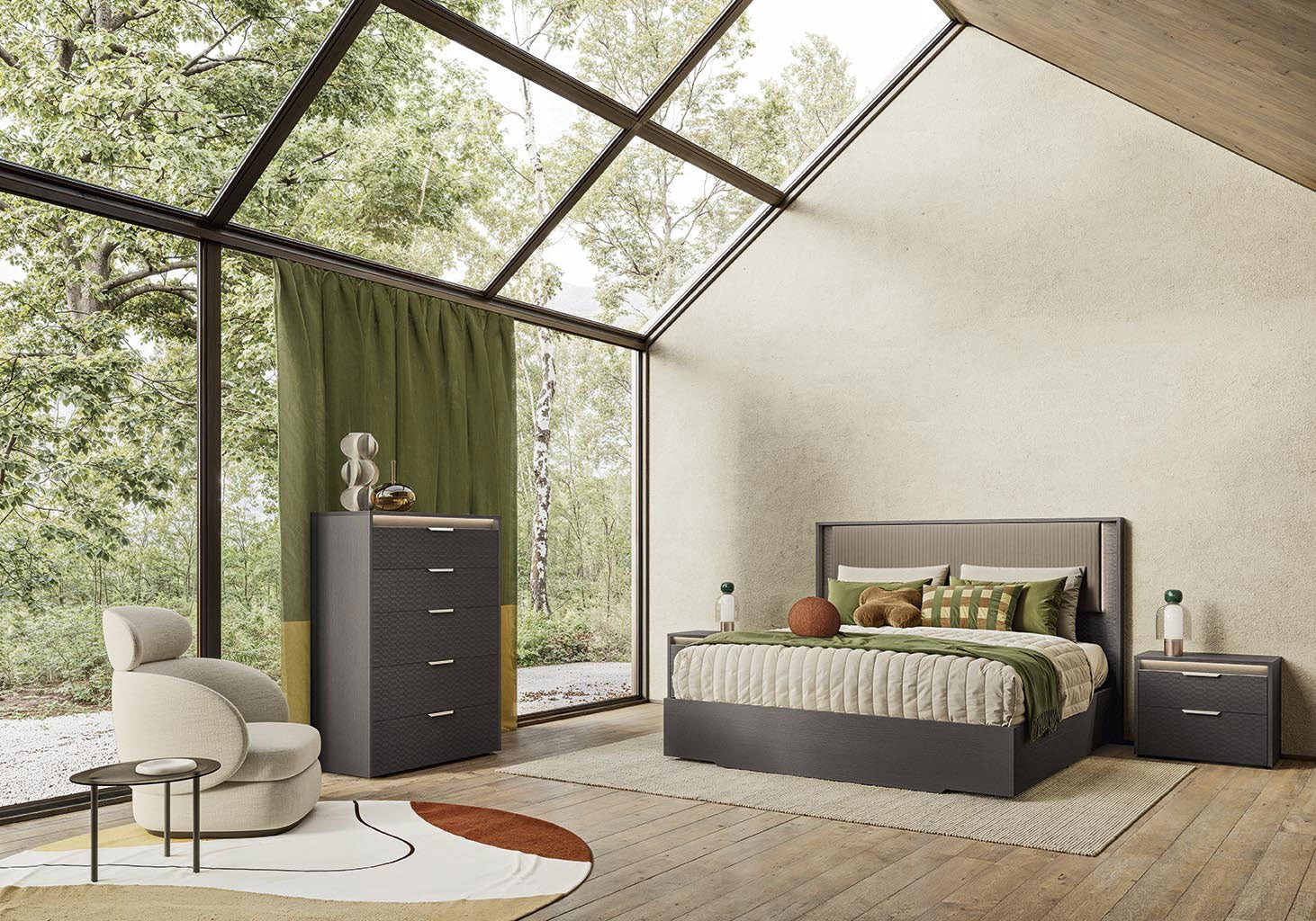 Alf Italia Bedroom Sets Amy Upholstered Bed | Alf Italia