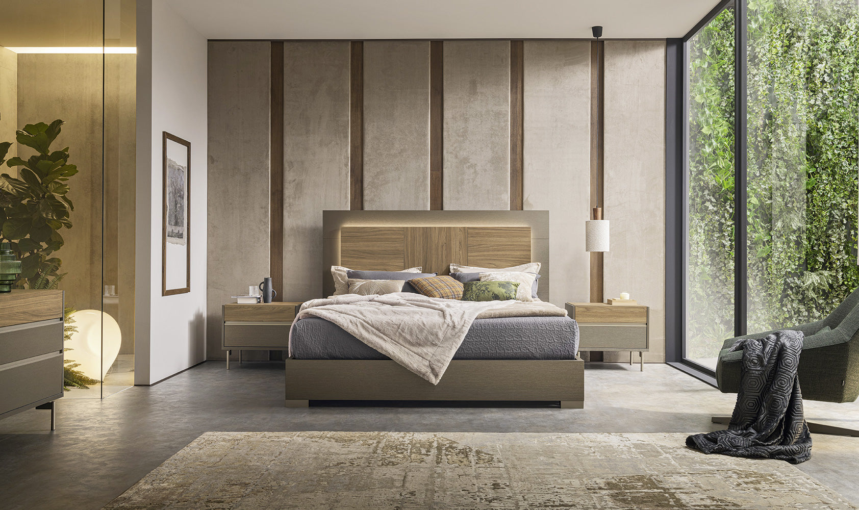 Alf Italia Bedroom Sets CityLife Wooden Bed | Alf Italia