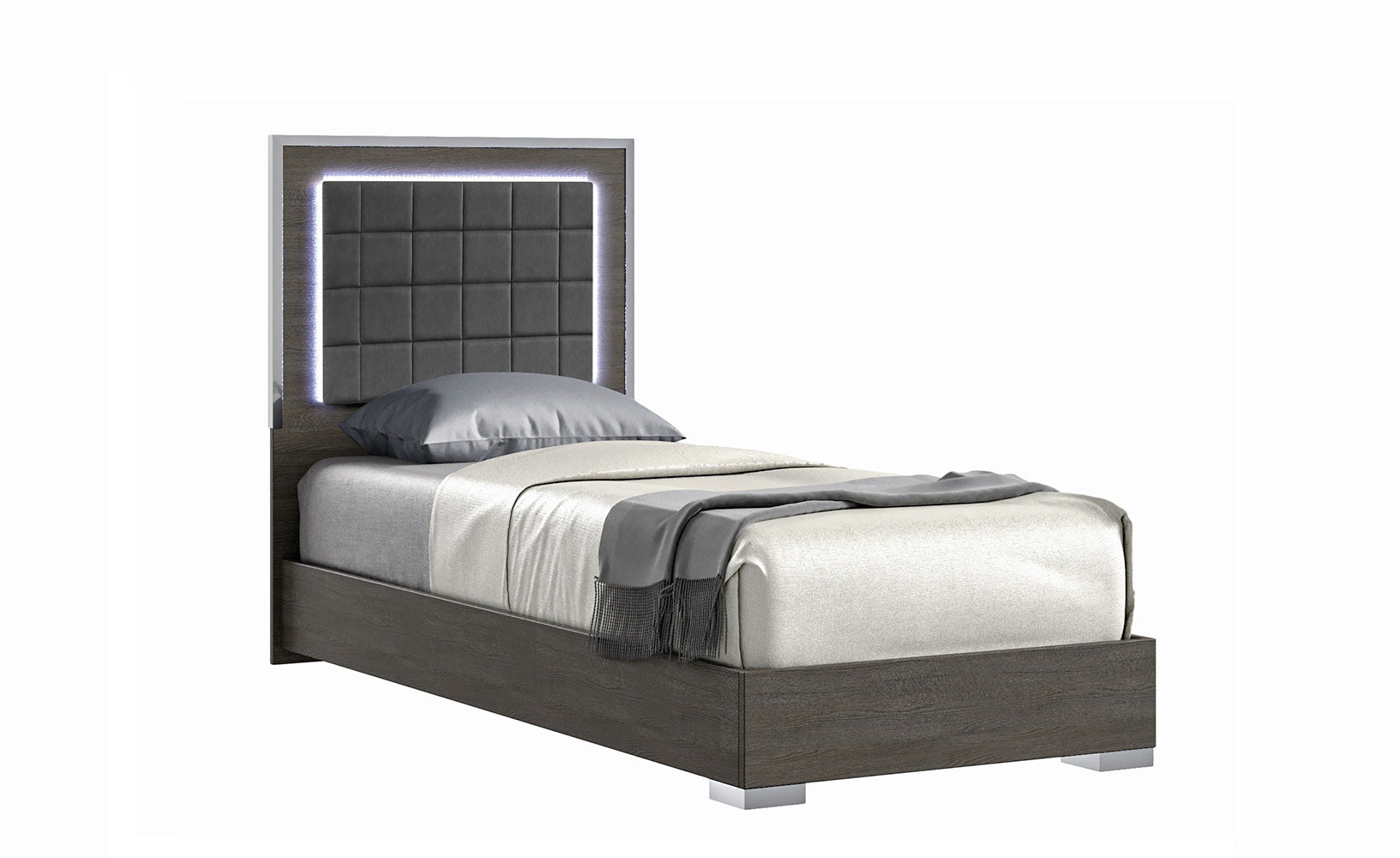 Alice Bed in Matte Grey | J&M Furniture - Canal Furniture