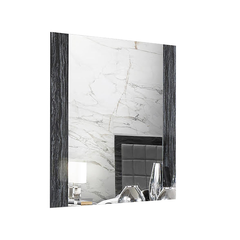 Alice Dresser & Mirror in Glossy Grey - Canal Furniture