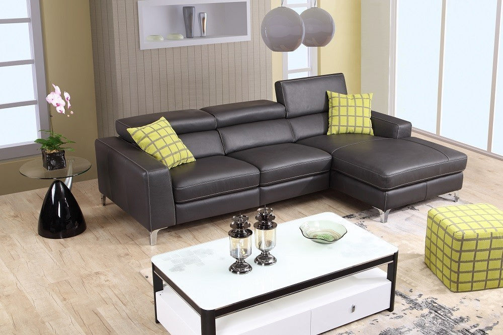Ariana Premium Leather Sectional | J&M Furniture - Canal Furniture