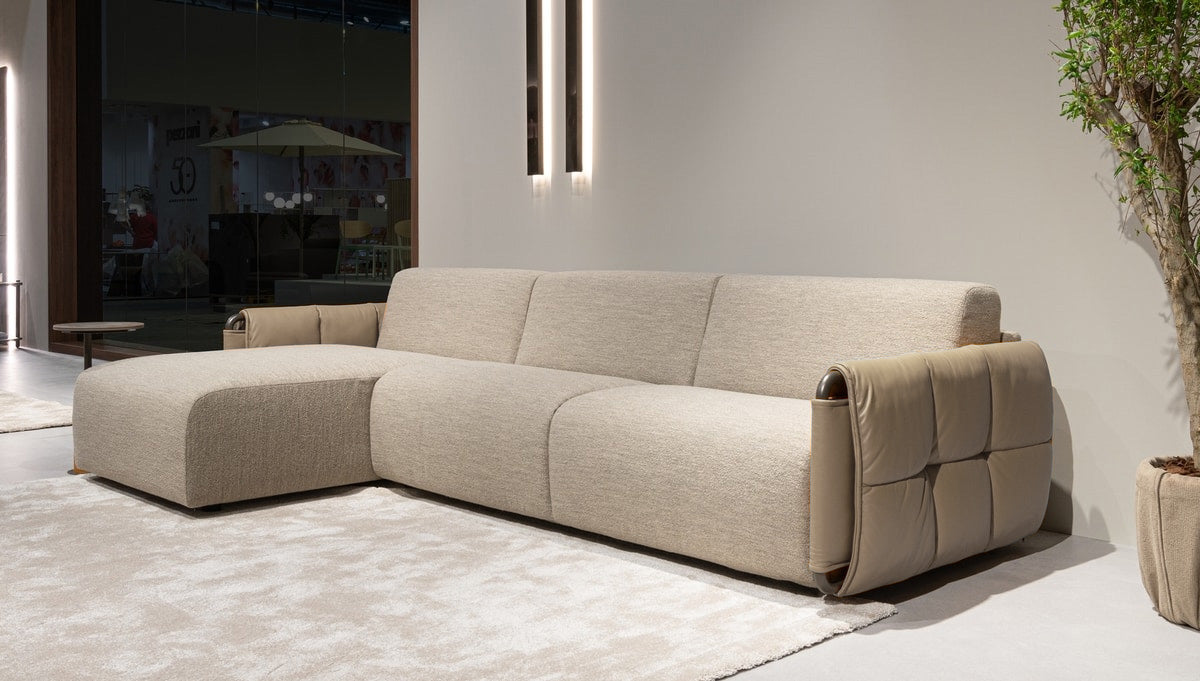 Aurora Sofa-Bed Sectional | Max Divani (Special Order) - Canal Furniture