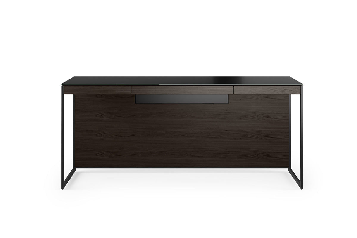 BDI Desk Charcoal Stained Ash (CRL) - Black (B) Sequel 20 6101 Home Office Desk | BDI Furniture