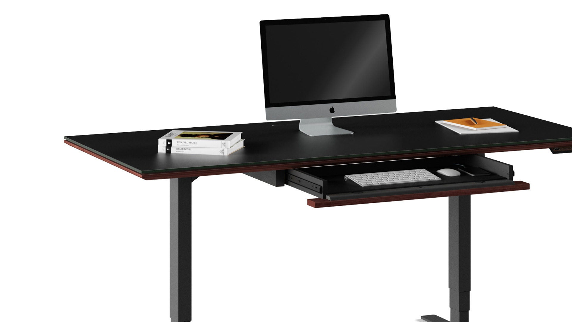 BDI Keyboard + Storage Drawer Chocolate Stained Walnut (CWL) Sequel 6159 Keyboard/Storage Drawer | BDI Furniture