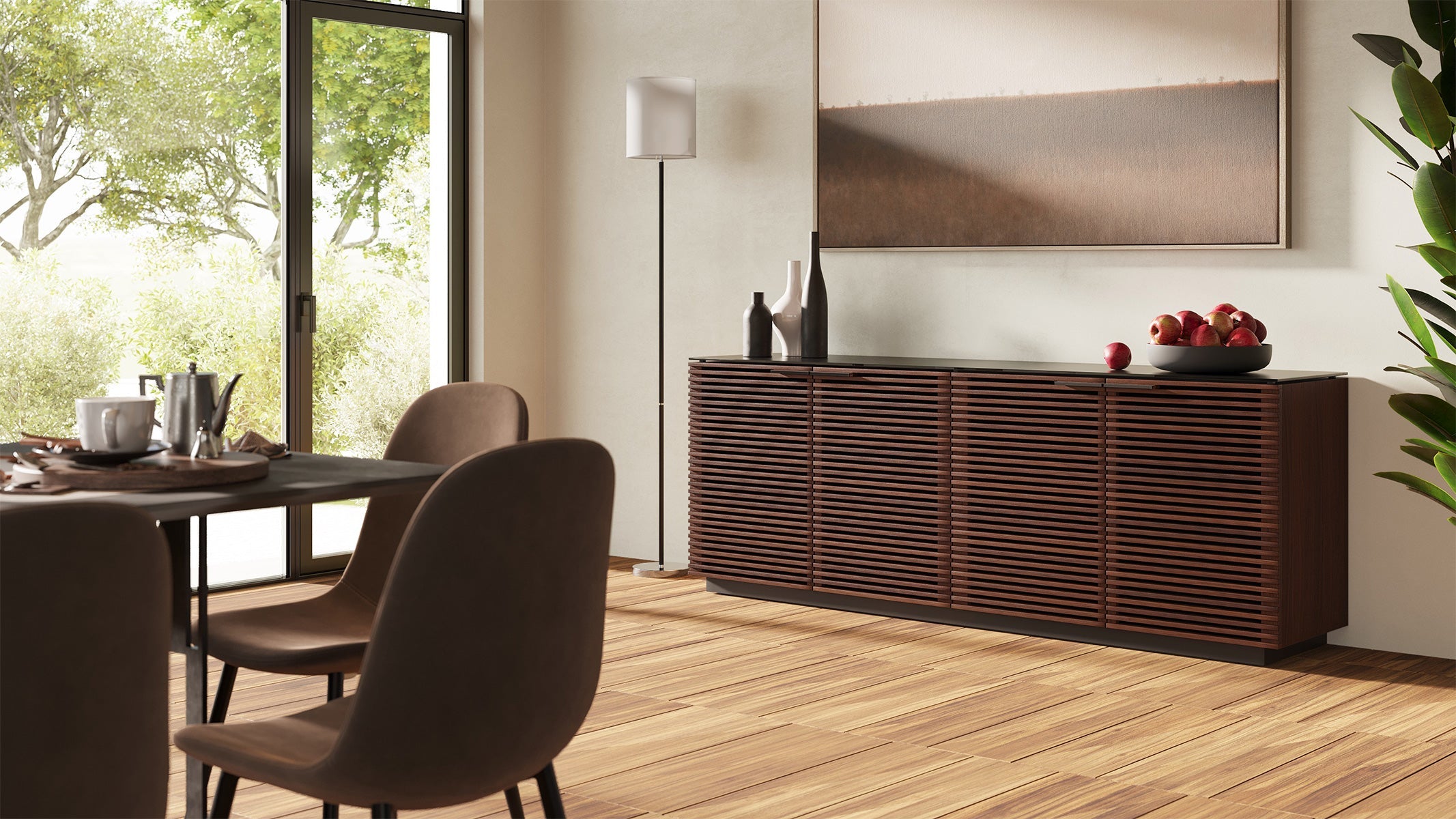 BDI Mobile File Cabinet Corridor Storage Credenza 8109 | BDI Furniture