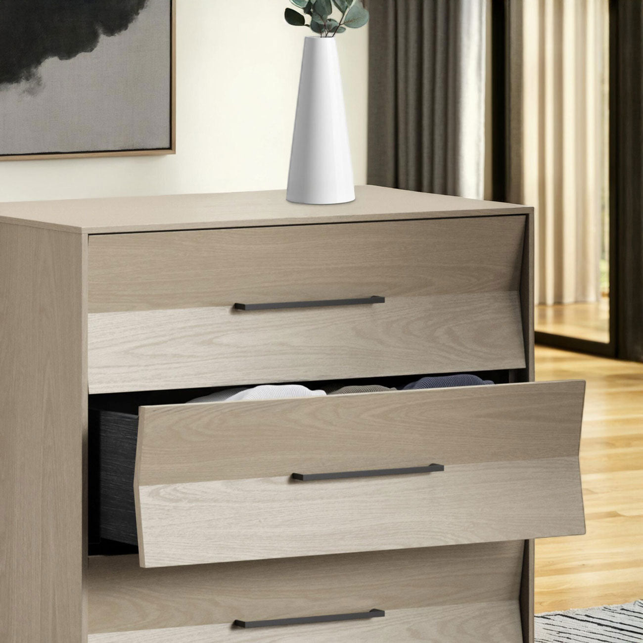 BDI Nightstands Kava Chest in Washed Oak - 9685