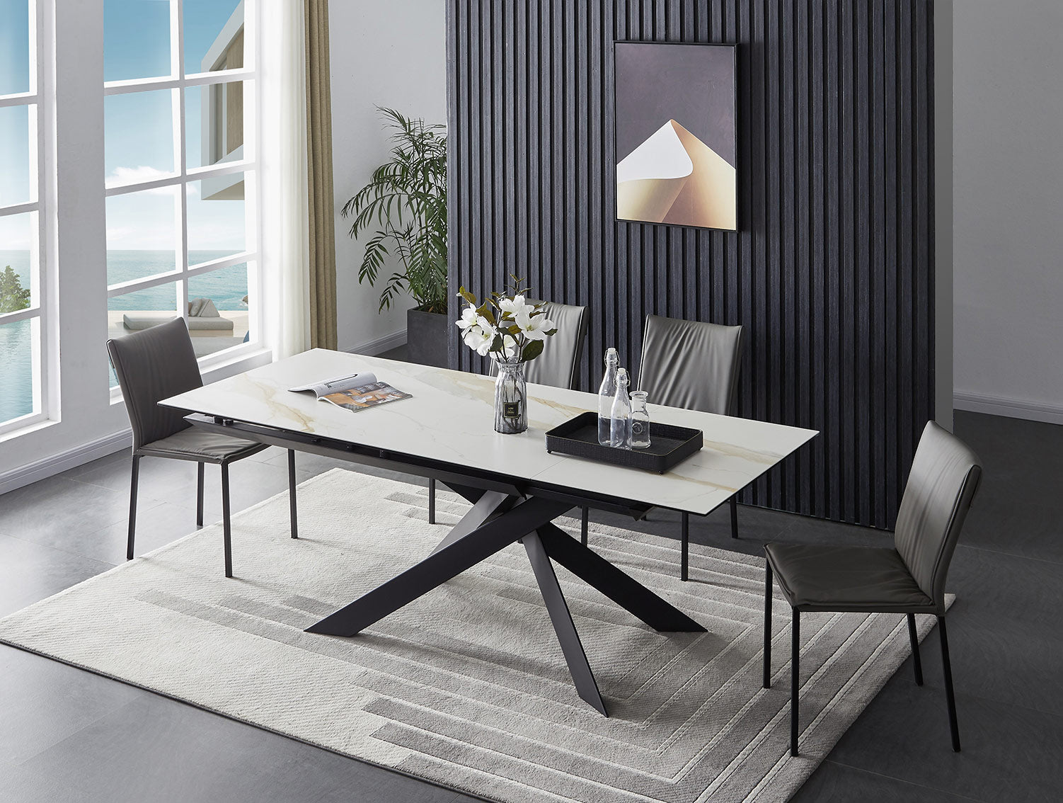 Calcutta Extension Dining Table | J&M Furniture - Canal Furniture