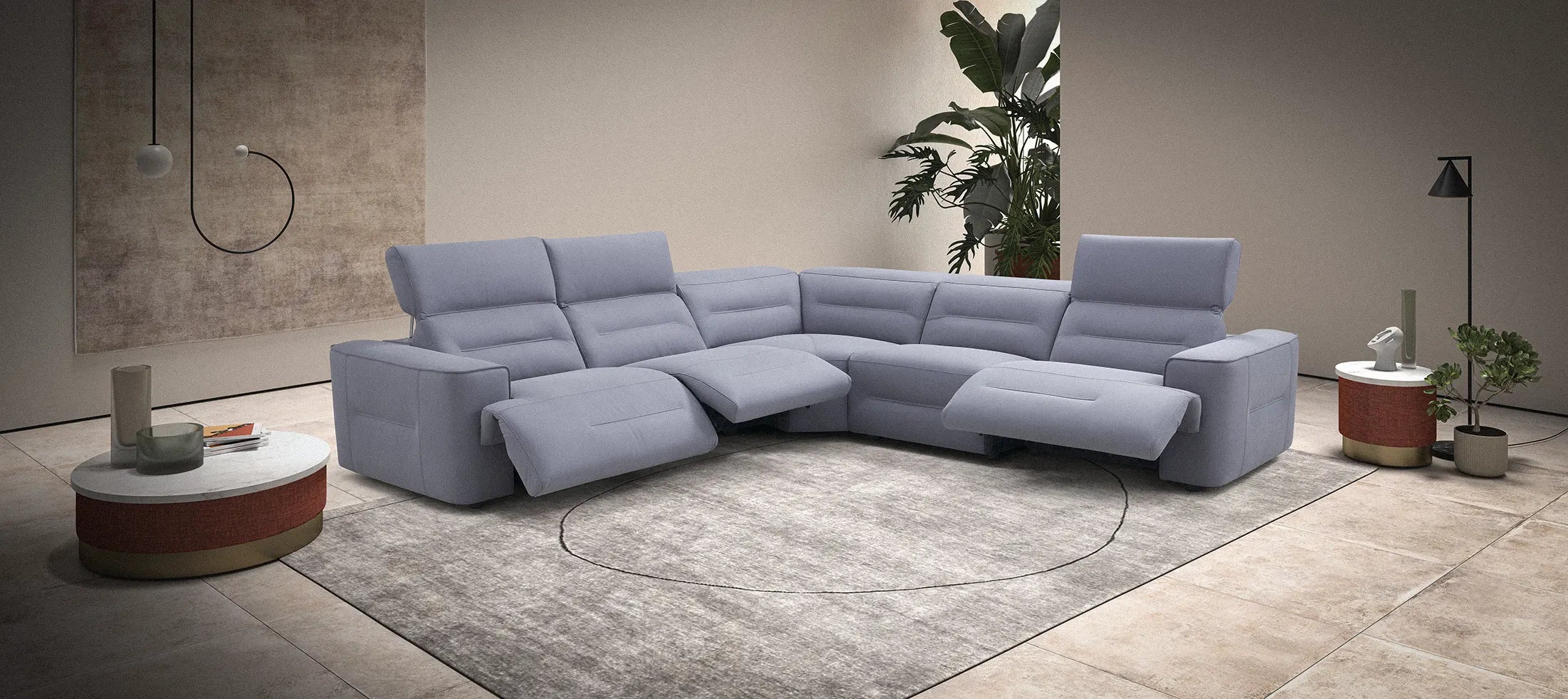 Club i893 Reclining Sectional | Incanto - Canal Furniture