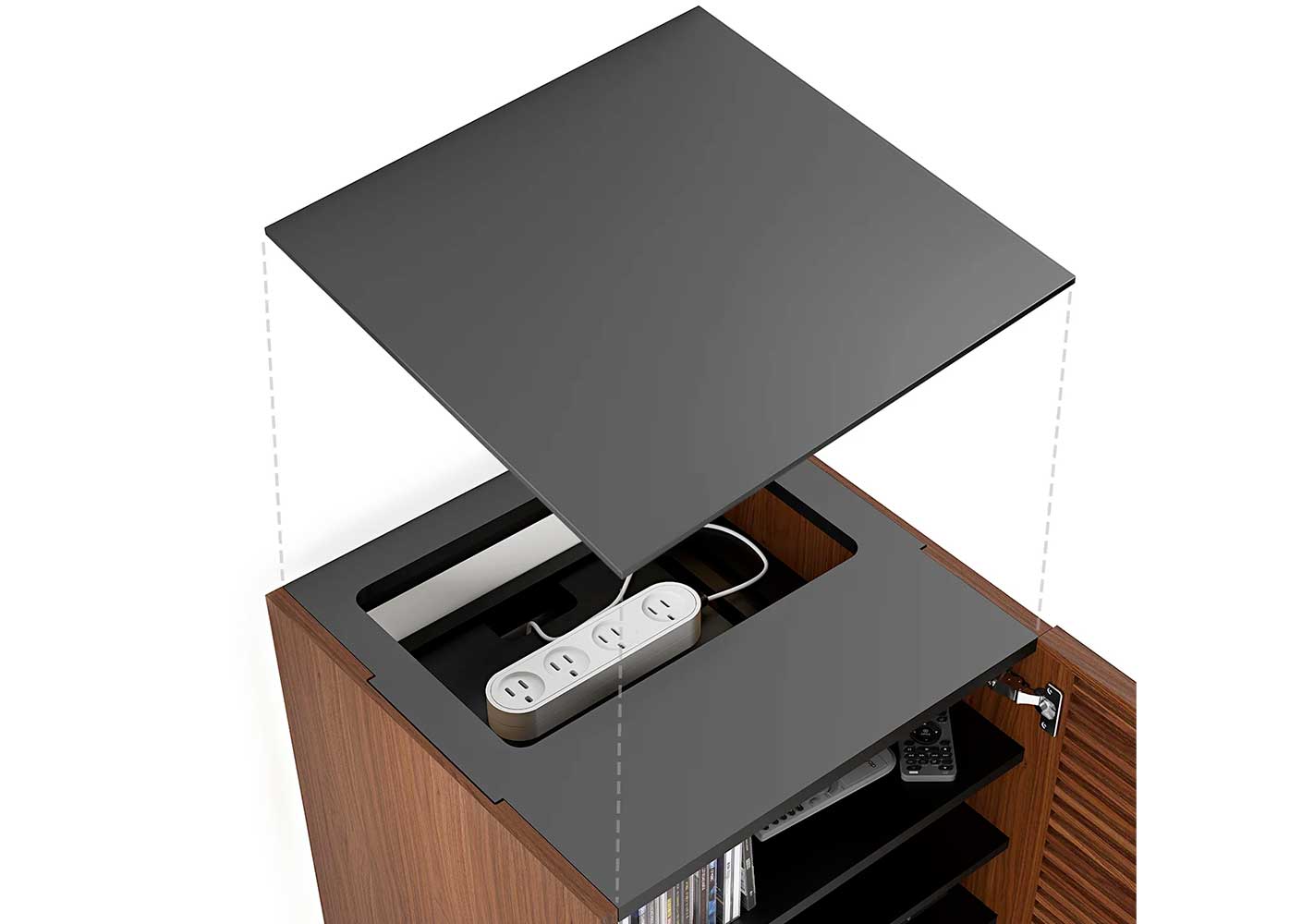 Corridor 8172 Audio Media Tower | BDI - Canal Furniture