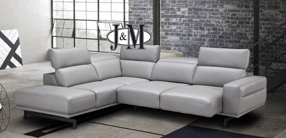 Davenport Light Grey Sectional | J&M Furniture - Canal Furniture