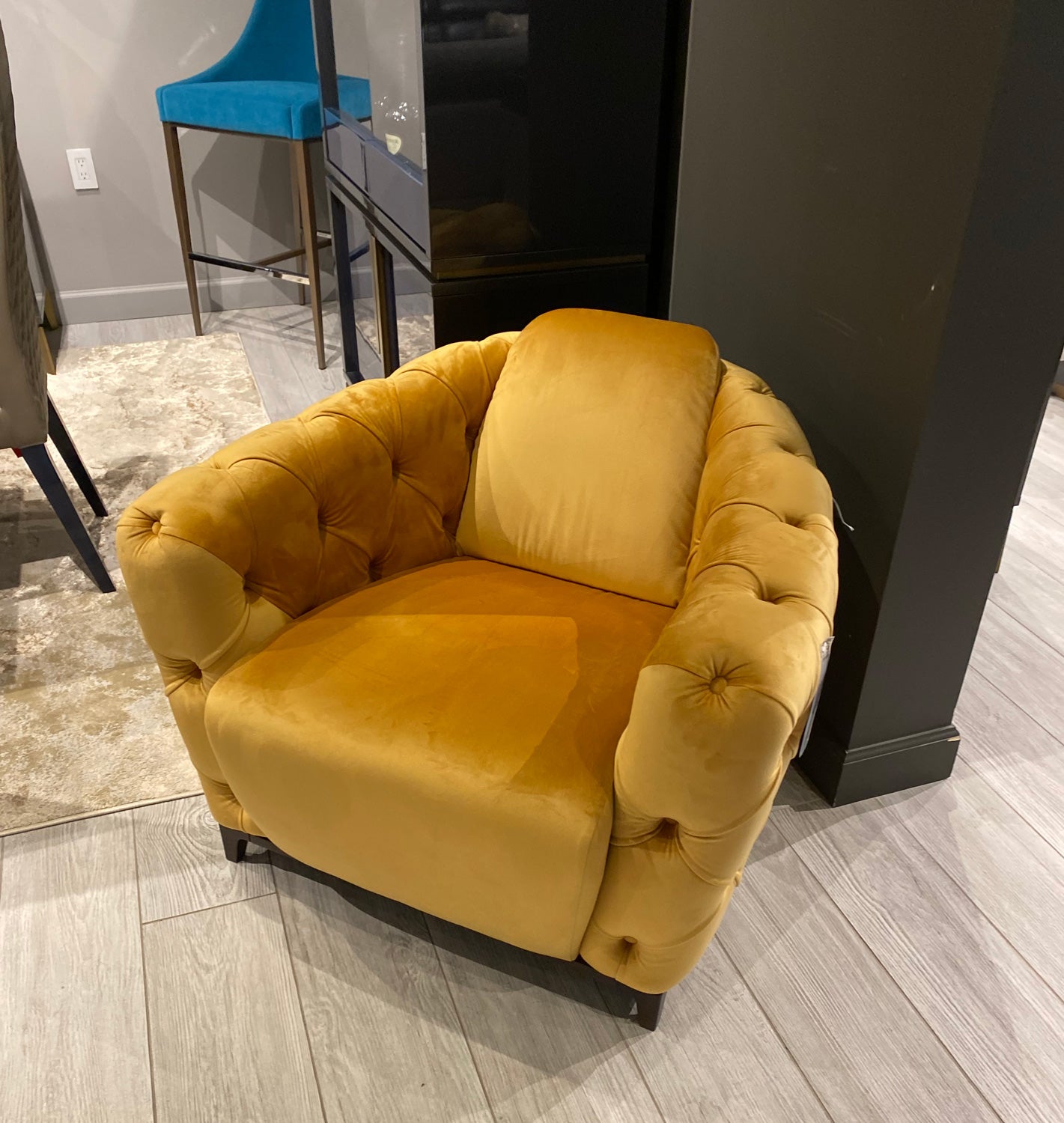 Deliziosa Armchair in Mustard | J&M Furniture - Canal Furniture