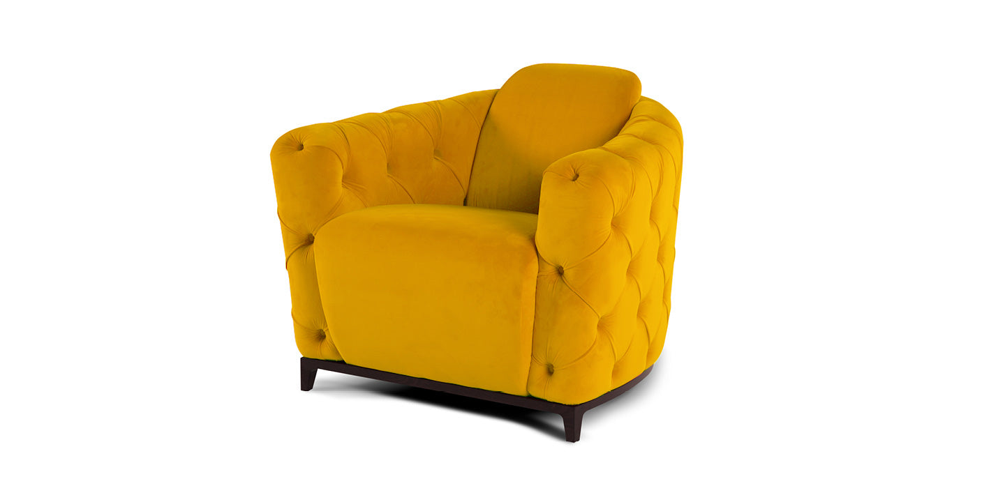 Deliziosa Armchair in Mustard | J&M Furniture - Canal Furniture
