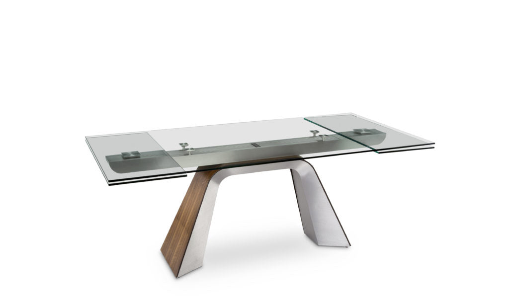 Elite Modern Dining Table Hyper Extension Glass Table 3019 | Elite Modern