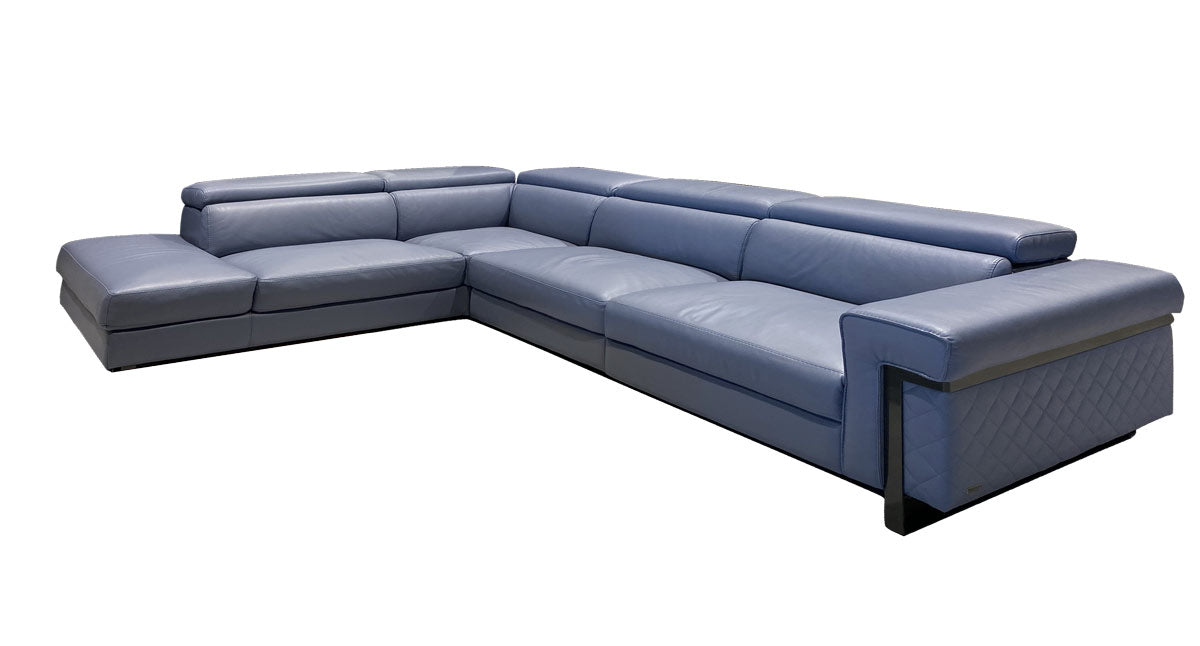 Felix Sectional in Blue (RHF) | Floor Model - 30% Off