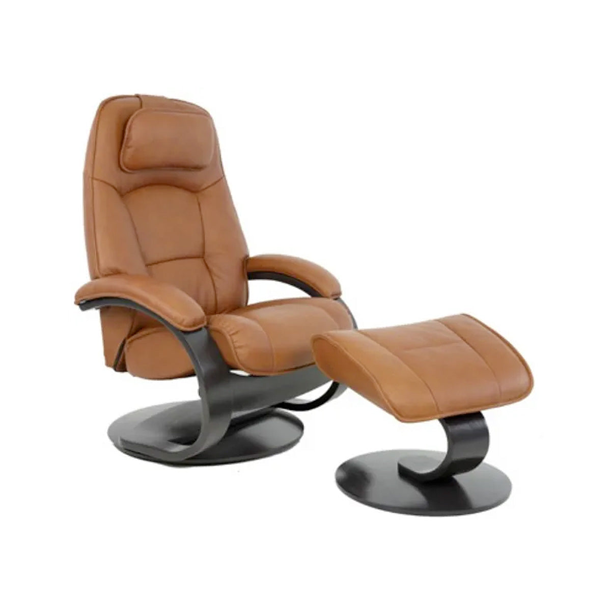Fjords Chair Admiral C Recliner in Whiskey | Fjords