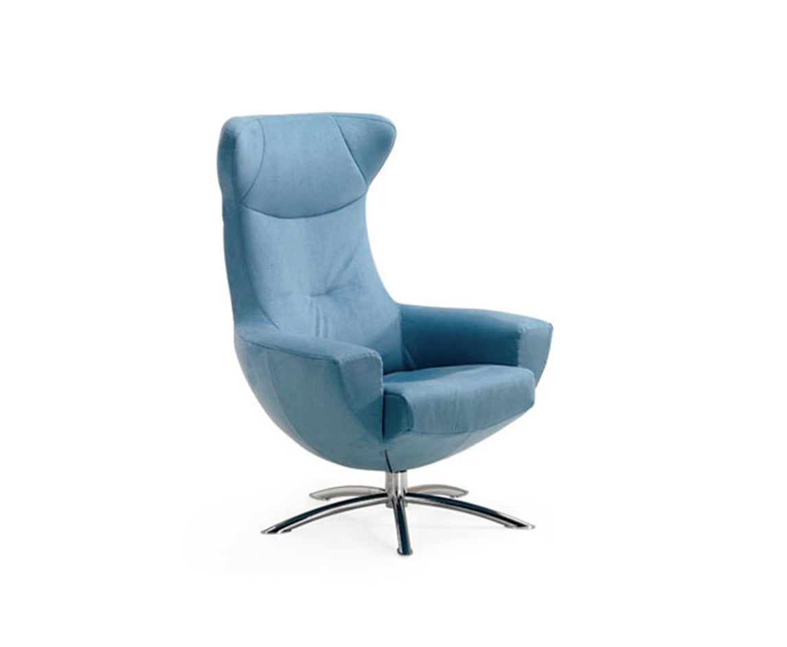 Fjords Chair Baloo Recliner Chair in Blue | Fjords