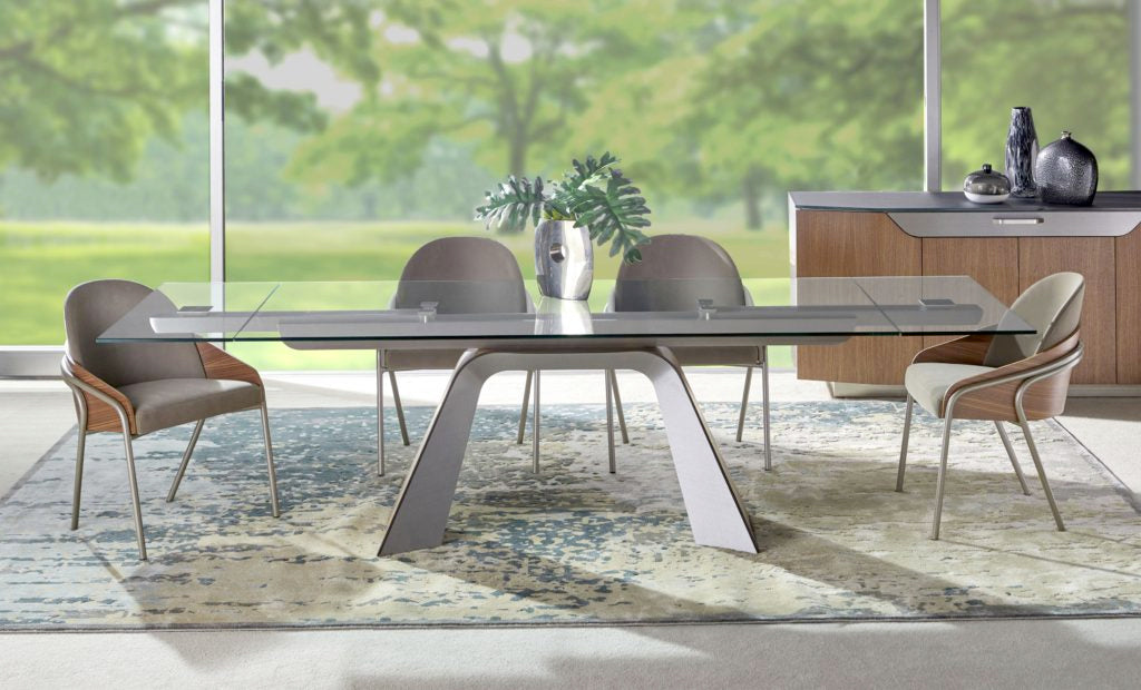 Hyper Extension Glass Table 3019 | Elite Modern - Canal Furniture