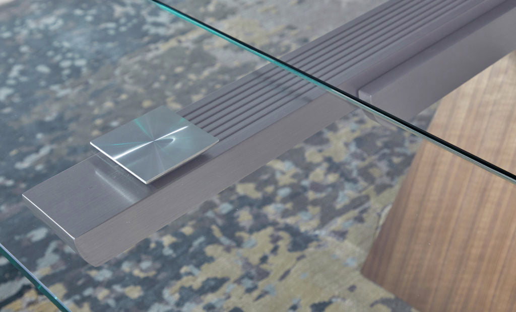 Hyper Extension Glass Table 3019 | Elite Modern - Canal Furniture