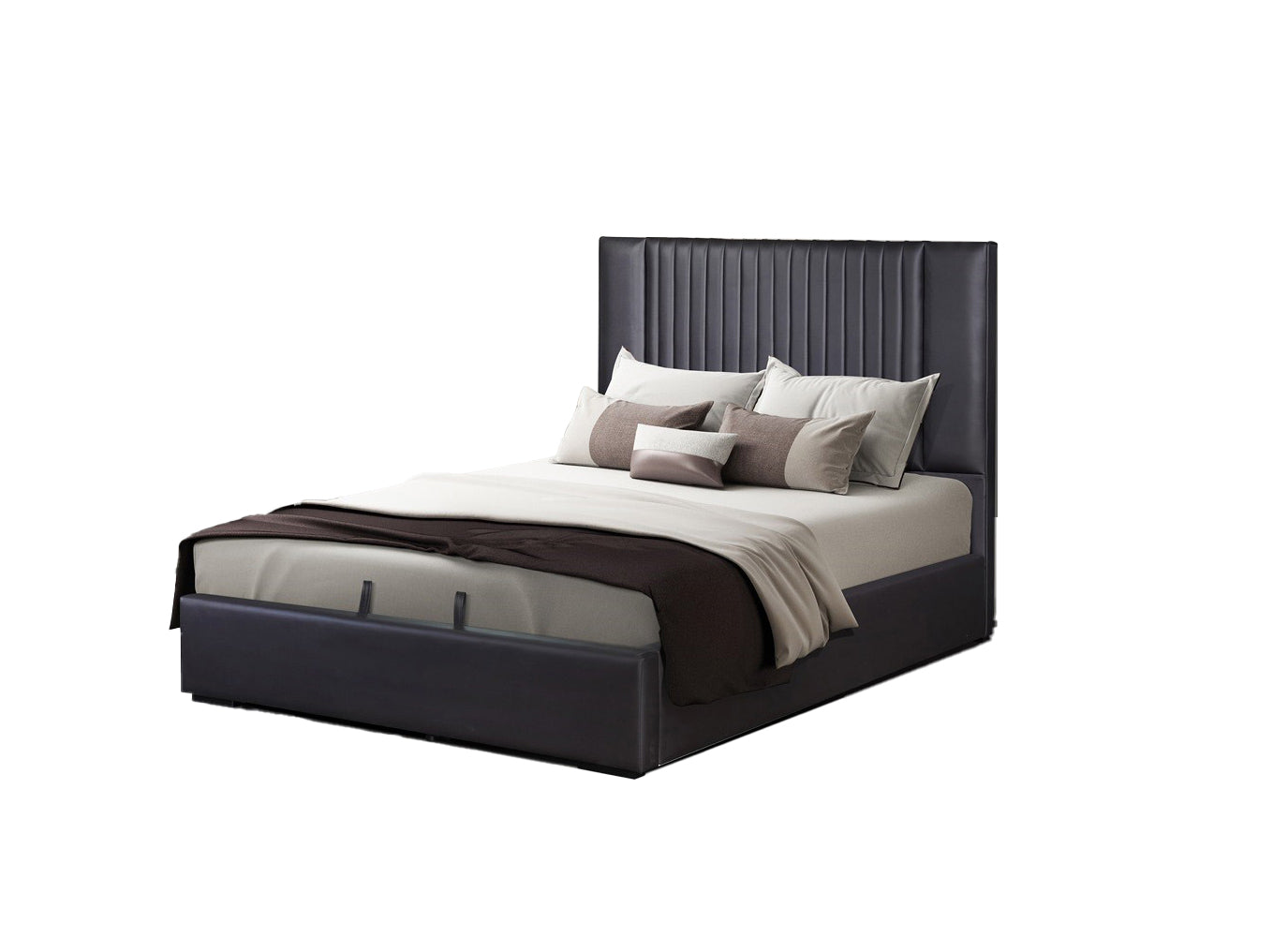 J and M Furniture Bed Nara Storage Bed in Dark Brown | J&M Furniture
