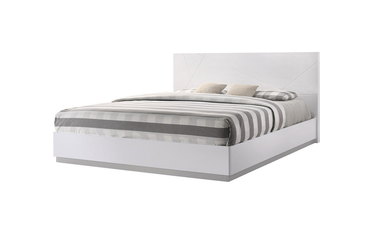 J and M Furniture Bedroom Sets Naples Prime White Bed | J&M Furniture