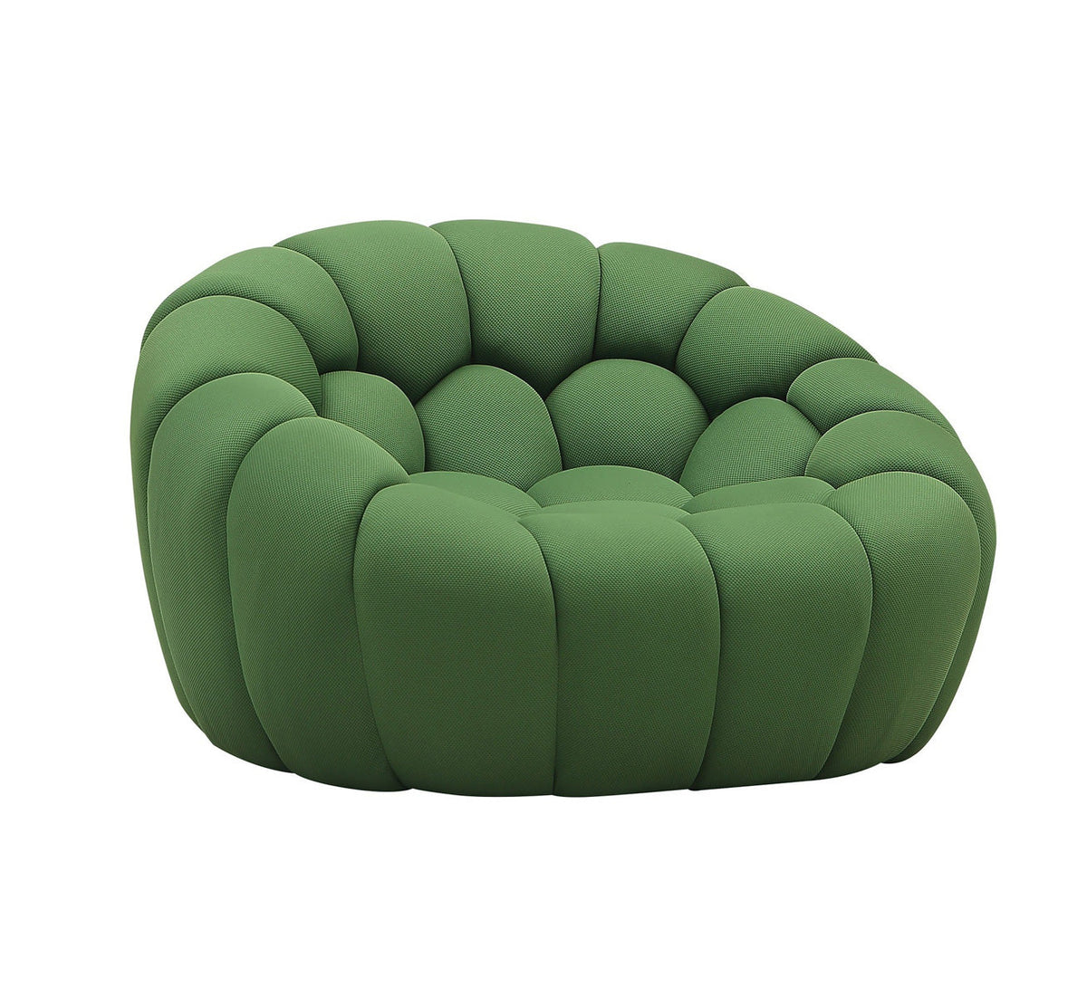 J and M Furniture Chair 1 Chair Fantasy Fabric Chair in Green