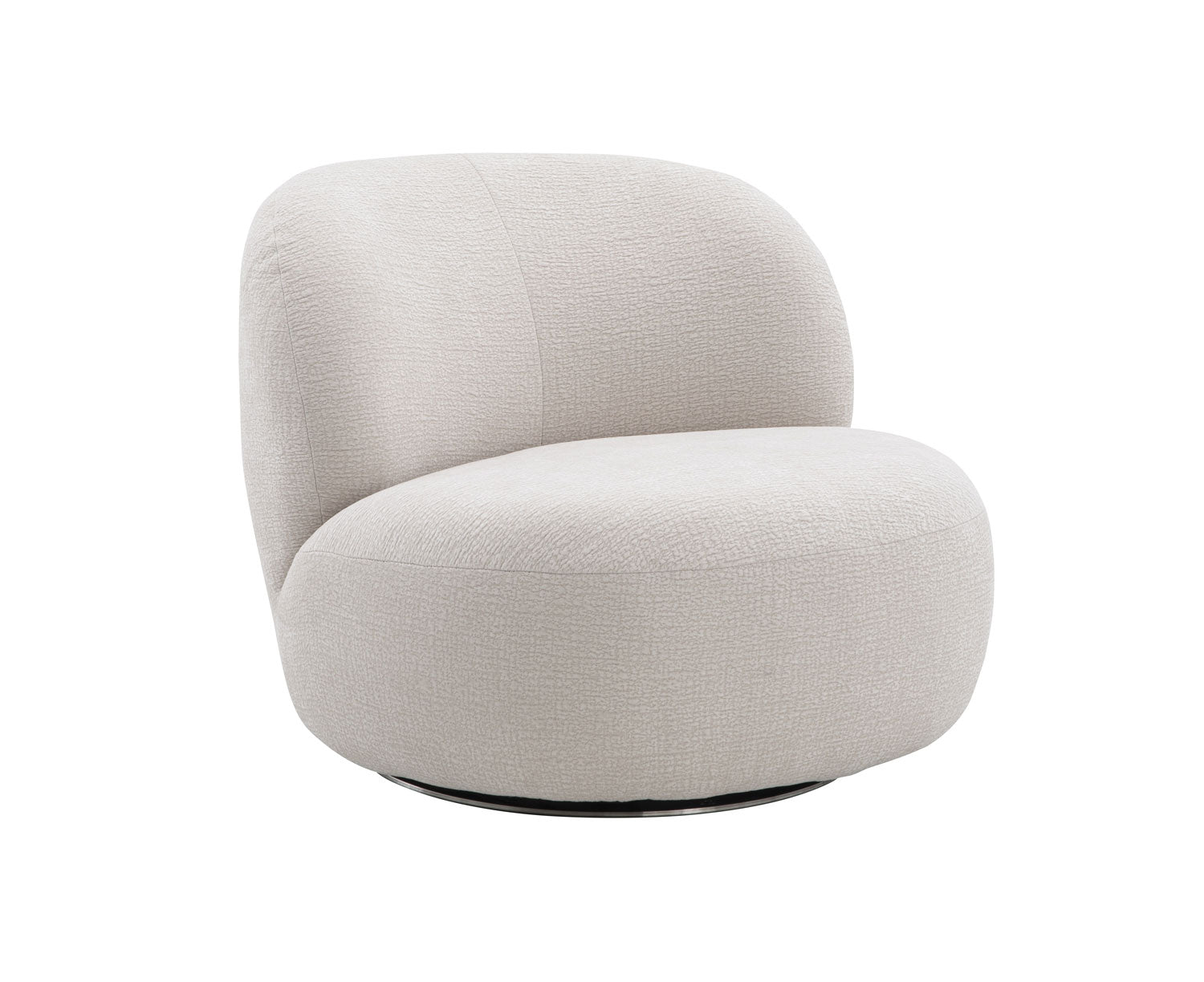 J and M Furniture Chair Cove Swivel Chair in Light Grey | J&M Furniture