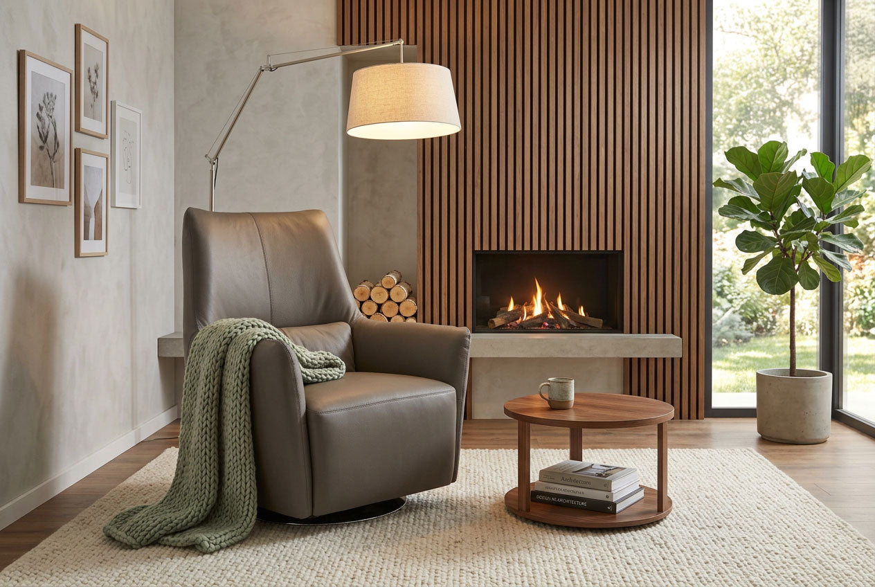 J and M Furniture Chair Haven Swivel Chair in Kokos | J&M Furniture