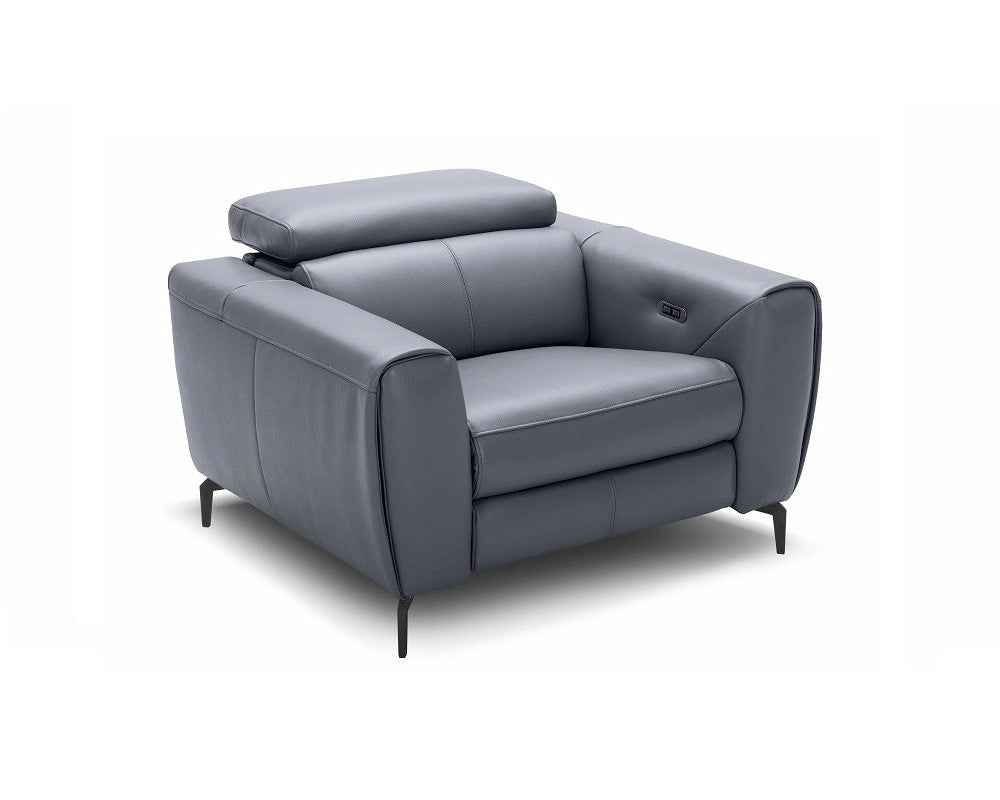 J and M Furniture Chair Lorenzo Motion Chair in Blue-Grey (K) | J&M Furniture