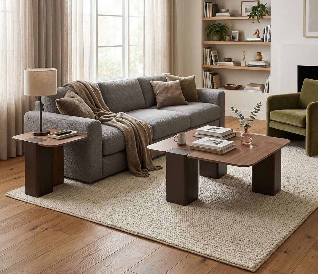 J and M Furniture Coffee Table 467E4 Coffee Table in Walnut | J&M Furniture