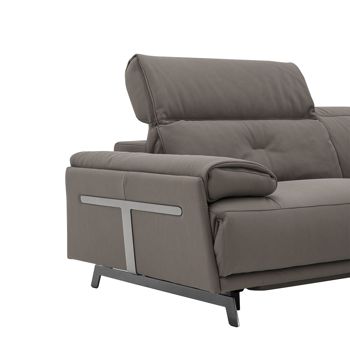 J and M Furniture Couches & Sofa Dolce Vita Leather Power Reclining Loveseat in Brownie
