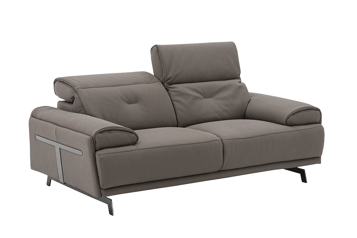 J and M Furniture Couches & Sofa Dolce Vita Leather Power Reclining Loveseat in Brownie