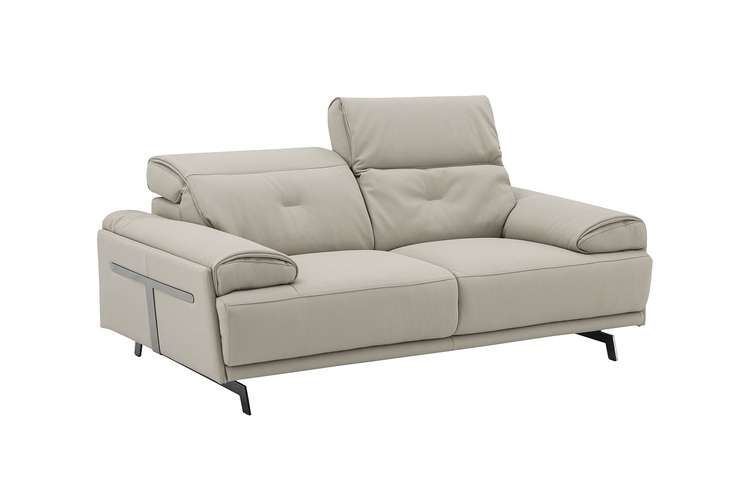 J and M Furniture Couches & Sofa Dolce Vita Leather Power Reclining Loveseat in Milk Tea